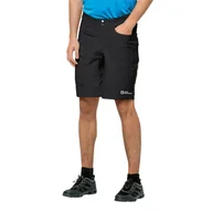 Spodnie rowerowe - Męskie spodenki sportowe Jack Wolfskin TOURER SHORTS M black - 46 - miniaturka - grafika 1