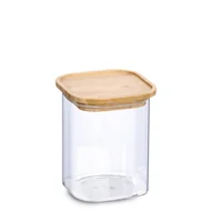 Pojemniki kuchenne - Słoik z pokrywką bambusa, 900 ml, 11 x 11 x 13,6 cm - miniaturka - grafika 1