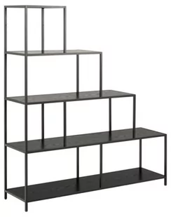 Actona Regał Seaford czarny 135-35-150cm 0000095658 - Regały - miniaturka - grafika 1