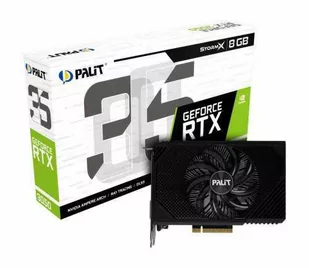 Karta VGA Palit GeForce RTX 3050 StormX 8GB GDDR6 128bit DVI HDMI DP PCIe4.0 - Karty graficzne - miniaturka - grafika 1