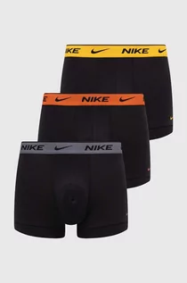 Majtki męskie - Nike bokserki 3-pack męskie kolor czarny - grafika 1
