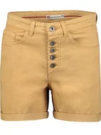 Spodenki damskie - Geographical Norway Bermudy "Pisak" w kolorze beżowym - miniaturka - grafika 1