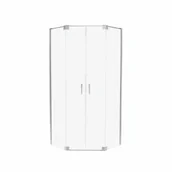 Kabiny prysznicowe - Wellneo Kabina prysznicowa uchylna 90x90x200 Swing - miniaturka - grafika 1