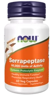 Układ pokarmowy - Now® Foods NOW Serrapeptase (serrapeptase), 60 kapsułek roślinnych - miniaturka - grafika 1