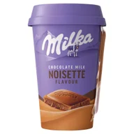 Kefiry, jogurty, maślanki - Milka Napój mleczny z czekoladą Milka o smaku orzechów laskowych 220 ml - miniaturka - grafika 1