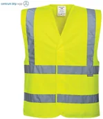 Odzież robocza - PORTWEST C470 KAMIZELKA OSTRZEGAWCZA Z TAŚMAMI PIONOWYMI I POZIOMYMI; ŻÓŁTY (L/XL) - miniaturka - grafika 1