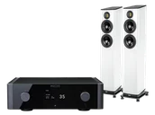 Zestawy stereo - Rotel Michi X3 S2 (czarny) + Vela FS408.2 (biały) - miniaturka - grafika 1