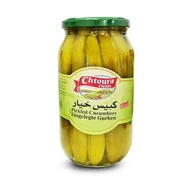 Pasztet i przetwory mięsne - Chtoura wild pickled cucumbers 660g - miniaturka - grafika 1