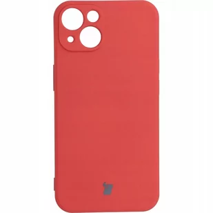 Bizon Etui Case Silicone iPhone 13 ciemny róż BCSIP13RD - Etui i futerały do telefonów - miniaturka - grafika 1