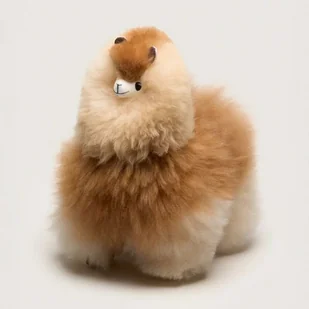 Huacaya - Przytulanka z naturalnej alpaki BLONDE MIX 32 cm - Maskotki i pluszaki - miniaturka - grafika 1