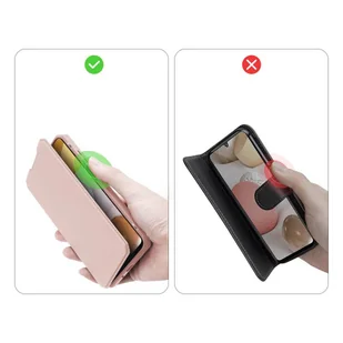 Dux Ducis Skin X kabura etui pokrowiec z klapką Samsung Galaxy A42 5G różowy - Etui i futerały do telefonów - miniaturka - grafika 10