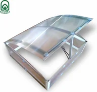 Szklarnie ogrodowe - Miniszklarnia z zimną ramą 1,00x0,93x0,38 m z powłoką poliwęglanową - miniaturka - grafika 1