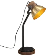 Lampy stojące - vidaXL Lampa stołowa, 25 W, antyczny mosiądz, 18x18x60 cm, E27 - miniaturka - grafika 1