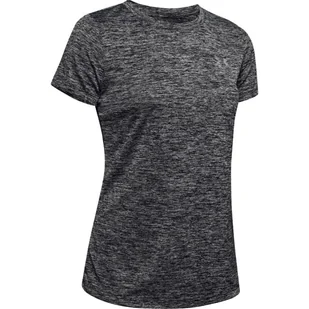 Koszulka damska Under Armour  Tech SSC - Twist-BLK XS - Koszulki i topy damskie - miniaturka - grafika 1