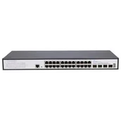 Akcesoria do monitoringu - EXTRALINK HYPNOS, FULL GIGABIT MANAGED L3 SWITCH 24 PORTS 10/100/1000M, CONSOLE PORT, 4X 10G SFP+ - miniaturka - grafika 1