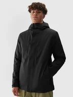 Kurtki męskie - Męska kurtka narciarska membrana 10000 4F 4FWAW24TTJAM575 - czarna - miniaturka - grafika 1