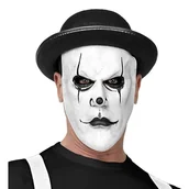 Stroje karnawałowe - WIDMANN Widmann 03294 półmaska Harlekin z melonem, dla mężczyzn, wielokolorowa - miniaturka - grafika 1