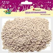 Wielkanoc - Hasta Ozdoba dekoracyjna Kulki Styropian Krem 5mm 8g Pbh - miniaturka - grafika 1