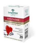 LANGSTEINER Anticholest wspieranie prawidłowego poziomu cholesterolu we krwi 30 kapsułek 3311541