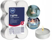 Świece - Świeczki Podgrzewacze Bispol Aura Lights Maxi Wkłady Premium 8h 12 Sztuk - miniaturka - grafika 1