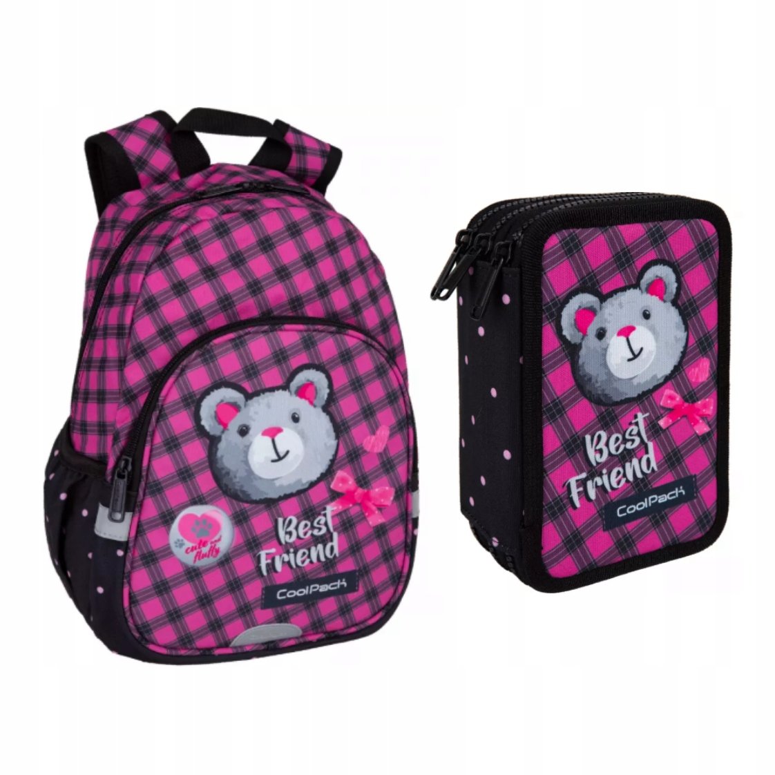 Plecak piórnik CoolPack wielokolorowy Buddy