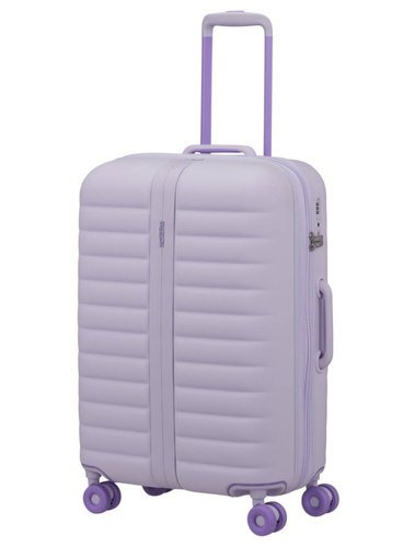 Walizka średnia poszerzana American Tourister NeoVibe - fresh lilac