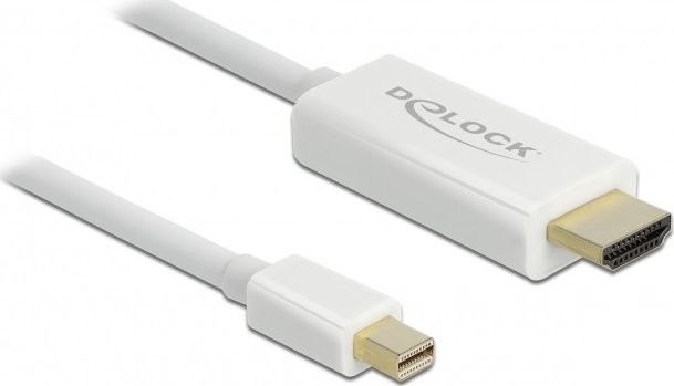 Kabel Delock DisplayPort Mini - HDMI 3m biały 83708