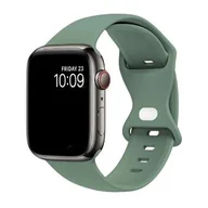 Akcesoria do smartwatchy - opaska pasek bransoleta SMOOTHBAND APPLE Watch 1/2/3/4/5/6/7/8/9/10/SE 38/40/41/42mm zielona - miniaturka - grafika 1