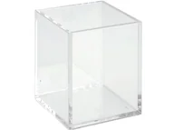 Kubki na szczoteczki do zębów - Emako Organizer na kosmetyki EMAKO Eleganza, 7x7x9,5 cm - miniaturka - grafika 1