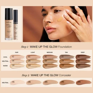 IsaDora Wake Up the Glow Foundation SPF50 7W - Podkłady do twarzy - miniaturka - grafika 5