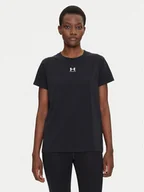 Koszulki i topy damskie - Under Armour Koszulka techniczna Rival Core 1383648 Czarny Regular Fit - miniaturka - grafika 1