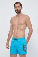 Stroje kąpielowe - Nike szorty kąpielowe Volley kolor niebieski - miniaturka - grafika 1