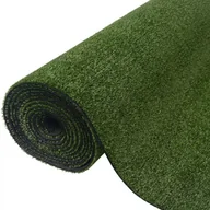 Sztuczne kwiaty - vidaXL Sztuczna trawa 1x15 m/7-9 mm, zielona - miniaturka - grafika 1