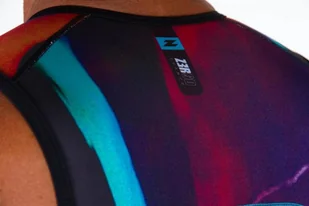 ZEROD Strój triathlonowy rozpinany z przodu START new wave - Bielizna sportowa męska - miniaturka - grafika 6