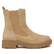 Botki damskie - Botki Caprice 9-25426-43 Beżowy - miniaturka - grafika 1