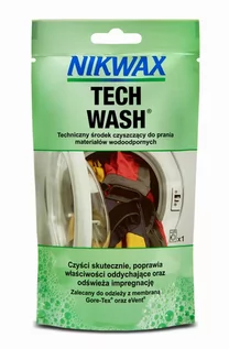 Akcesoria obuwnicze - Płyn do prania odzieży aktywnej i sprzętu Nikwax Tech Wash 100 ml - grafika 1