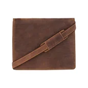 Torby męskie - Torba na ramię Visconti Harvard A5 V-16025 M - brązowy jasny - miniaturka - grafika 1