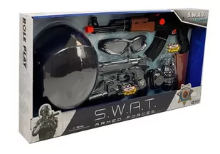 Zestaw Policjanta S.W.A.T Pistolety Kask - Zabawki militarne - miniaturka - grafika 4