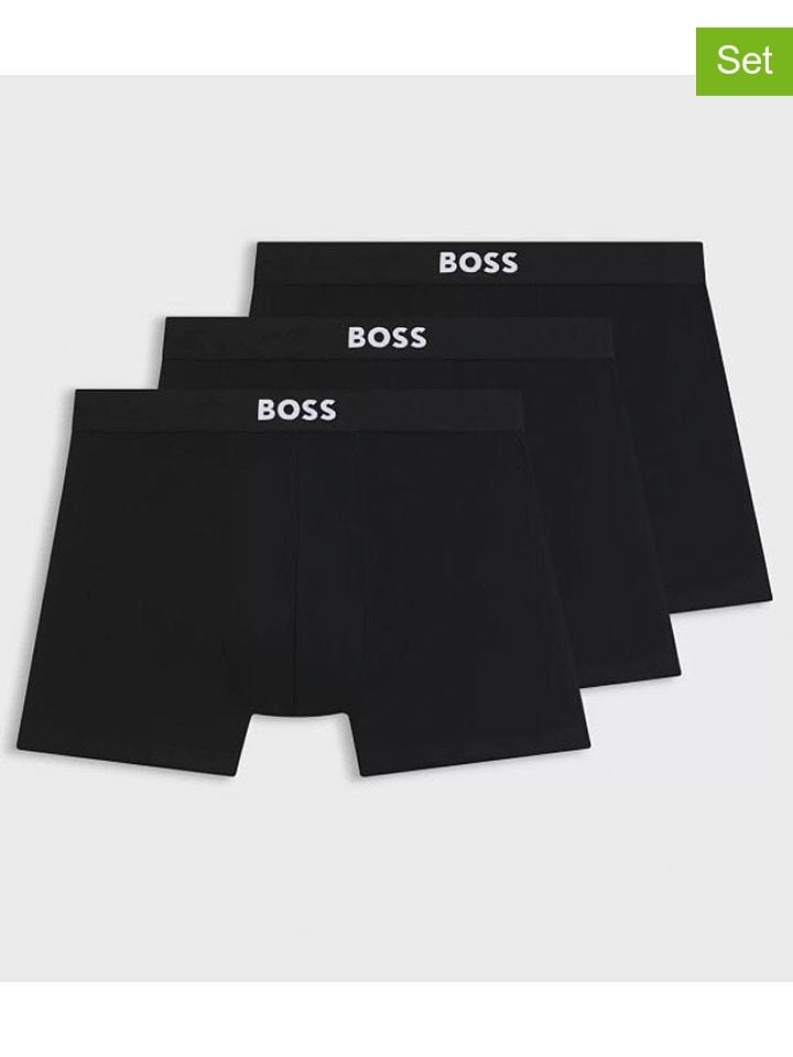 Hugo Boss Underwear Bokserki (3 pary) w kolorze czarnym