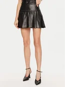 Spódnice - Guess Spódnica z imitacji skóry Kamilia W4BD71 K8S30 Czarny Regular Fit - miniaturka - grafika 1