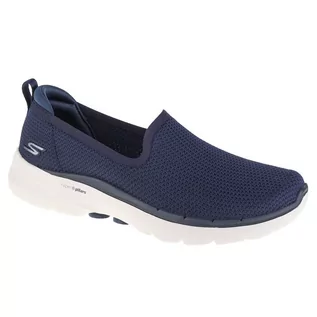 Buty trekkingowe damskie - Buty sportowe Sneakersy damskie, Skechers Go Walk 6 - Clear Virtue - grafika 1