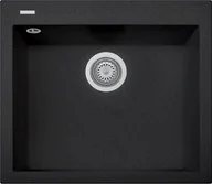 Zlewozmywaki - Zlew PLADOS ONE 6010 CZARNY METAL (black metalik 44) (ON601044) - miniaturka - grafika 1
