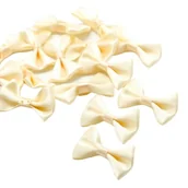 Scrapbooking - Kokarda Muszka Ozdobna 4X2,5Cm Kość Słoniowa 2Szt - miniaturka - grafika 1