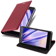 Etui i futerały do telefonów - Etui ochronne Cadorabo do Sony Xperia Z3 w kolorze czerwonym etui na telefon komórkowy z magnetycznym zamknięciem - miniaturka - grafika 1