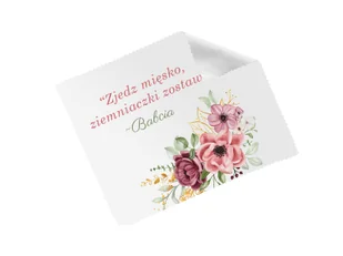Ściereczka do okularów na dzień babci Zjedz mięsko - 1 szt. - Akcesoria do okularów - miniaturka - grafika 1