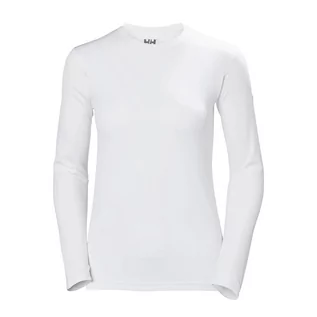 Bielizna sportowa damska - Damska koszulka termoaktywna Helly Hansen Tech Crew Ls white - S - grafika 1