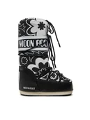 Śniegowce damskie - Moon Boot Śniegowce Mb Icon Flower 80D1402940 Czarny - miniaturka - grafika 1