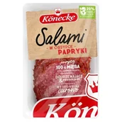 Kiełbasa i wędliny - Salami W Posypce Papryki W Plastrach Konecke 100 g - miniaturka - grafika 1