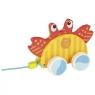 Zabawki interaktywne dla dzieci - Goki Drewniany krab do ciągnięcia 4013594548953 - miniaturka - grafika 1