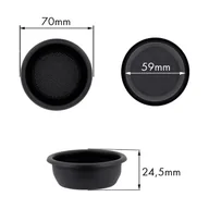 Akcesoria i części do ekspresów do kawy - Filtr teflonowy 14g do grupy E-61 - miniaturka - grafika 1